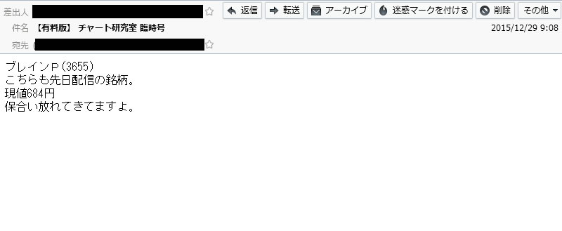 12月29日 9時08分配信のメルマガ